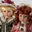 PORCELÁNBABA 2/szett H30cm PORCELÁNBABA 2/szett H30cm