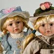 PORCELÁNBABA 2/szett H30cm PORCELÁNBABA 2/szett H30cm