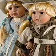 PORCELÁNBABA 2/szett H30cm PORCELÁNBABA 2/szett H30cm