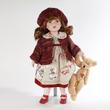 EMMA porcelánbaba mackóval 47cm EMMA porcelánbaba mackóval 47cm