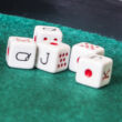 Board dice poker game