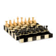 Intarziás Fiókos design sakk készlet de Lux