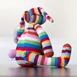 Colour Stripy Crochet Rabbit Colour Stripy Crochet Rabbit