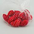 Lángoló áttetsző piros sziv - üvegből 2,5 cm Lángoló áttetsző piros sziv - üvegből 2,5 cm