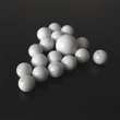 Opal white marbles set 16+1 pcs