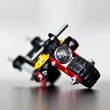 Motorkerékpár - fémépítő szett - piros Motorkerékpár - fémépítő szett - piros