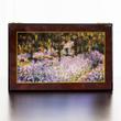 Exclusive music box with Monet Irises (garden of artists)