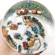 Santa Claus is coming to Town - musical snowglobe