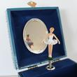 Blue musical jewel case with drawer Blue musical jewel case with drawer