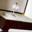 Ballet probe - furnished luxus jewellery music box -Tchaikovsky: Swan Lake music