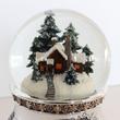 Hause in trees silver basic waterglobe