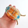 SARGA KEK TURKIZ FABERGE SARGA KEK TURKIZ FABERGE