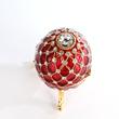 PIROS KÖVES FABERGÉ - zenélő ékszertartó PIROS KÖVES FABERGÉ - zenélő ékszertartó