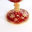 PIROS VIRÁGOS FABERGÉ zenélő ékszertartó PIROS VIRÁGOS FABERGÉ zenélő ékszertartó