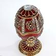 ANTIK ÉKKÖVES ÉKSZERTARTÓ zenélő Faberge hasonmás ANTIK ÉKKÖVES ÉKSZERTARTÓ zenélő Faberge hasonmás