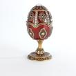 ANTIK ÉKKÖVES ÉKSZERTARTÓ - zenélő Faberge hasonmás