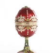 FABERGE TOJÁS  hasonmás,zenélő ajándéktárgy, ékszertartó