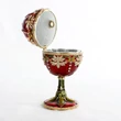 Zenélő FABERGE ékszertartó - hasonmás ajándéktárgy Zenélő FABERGE ékszertartó - hasonmás ajándéktárgy