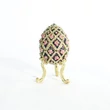 Faberge egg with roses - musical jewelry box