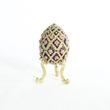 Rózsás Fabergé tojás - zenélő ékszertartó Rózsás Fabergé tojás - zenélő ékszertartó