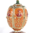 Fabergé tojás - zenélő koronás ékszertartó Fabergé tojás - zenélő koronás ékszertartó