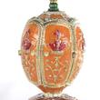 Fabergé tojás - zenélő koronás ékszertartó Fabergé tojás - zenélő koronás ékszertartó