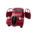 FIAT 500 Topolino 1936  - piros modell autó FIAT 500 Topolino 1936  - piros modell autó