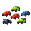JEEP WRANGLER modellautó 1:34 - három féle színben JEEP WRANGLER modellautó 1:34 - három féle színben