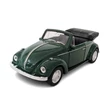 Volkswagen Beetle CABRIO - modell autó - kék és zöld színben Volkswagen Beetle CABRIO - modell autó - kék és zöld színben