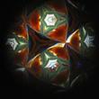 Kaleidoszkóp muránói üveggolyóval Kaleidoszkóp muránói üveggolyóval