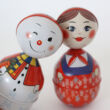 Rolly-Polly tin toy - Snowman or Clown