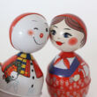 Rolly-Polly tin toy - Snowman or Clown