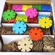 Wooden flower Building toy Wooden flower Building toy