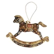 Ornamented Rocking horse hanging decoration