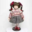 CSILLA - porcelánbaba fehér mackóval 36cm CSILLA - porcelánbaba fehér mackóval 36cm