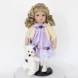 Porcelain doll Lilla 36 cm