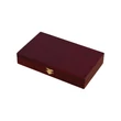 Közepes méretű BACKGAMMON fa dobozban Közepes méretű BACKGAMMON fa dobozban