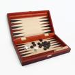 Közepes méretű BACKGAMMON fa dobozban Közepes méretű BACKGAMMON fa dobozban