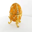 FABERGE tojás , hasonmás ékszertartó - zenélő ajándéktárgy