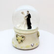 Marriage musical snow globe