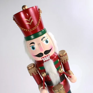 Diótörő piros dobos 50 cm