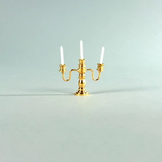 Gyertyatartó babaház kellék Gyertyatartó babaház kellék