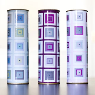 Kaleidoszkóp  négyzetes mintával Kaleidoszkóp  négyzetes mintával