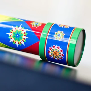 Kaleidoszkóp fém házban Kaleidoszkóp fém házban