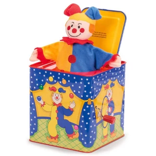 Dobozból kiugró bohóc zenélő lemezjáték Dobozból kiugró bohóc zenélő lemezjáték