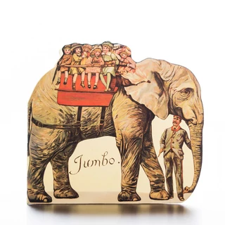 JUMBO az elefánt  apró mese, mini könyv JUMBO az elefánt  apró mese, mini könyv