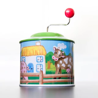 Farm motivumos zenélő lemez verkli Farm motivumos zenélő lemez verkli