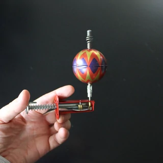 Ballon pörgettyű hasonmás lemezjáték  szerkezetes felhúzóval