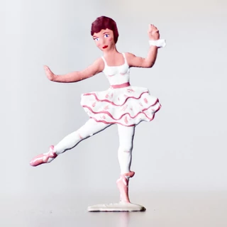 Balerina  lapos ólomfigura Balerina  lapos ólomfigura