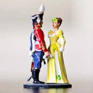 Sissi és Ferenc József ólomfigura Sissi és Ferenc József ólomfigura